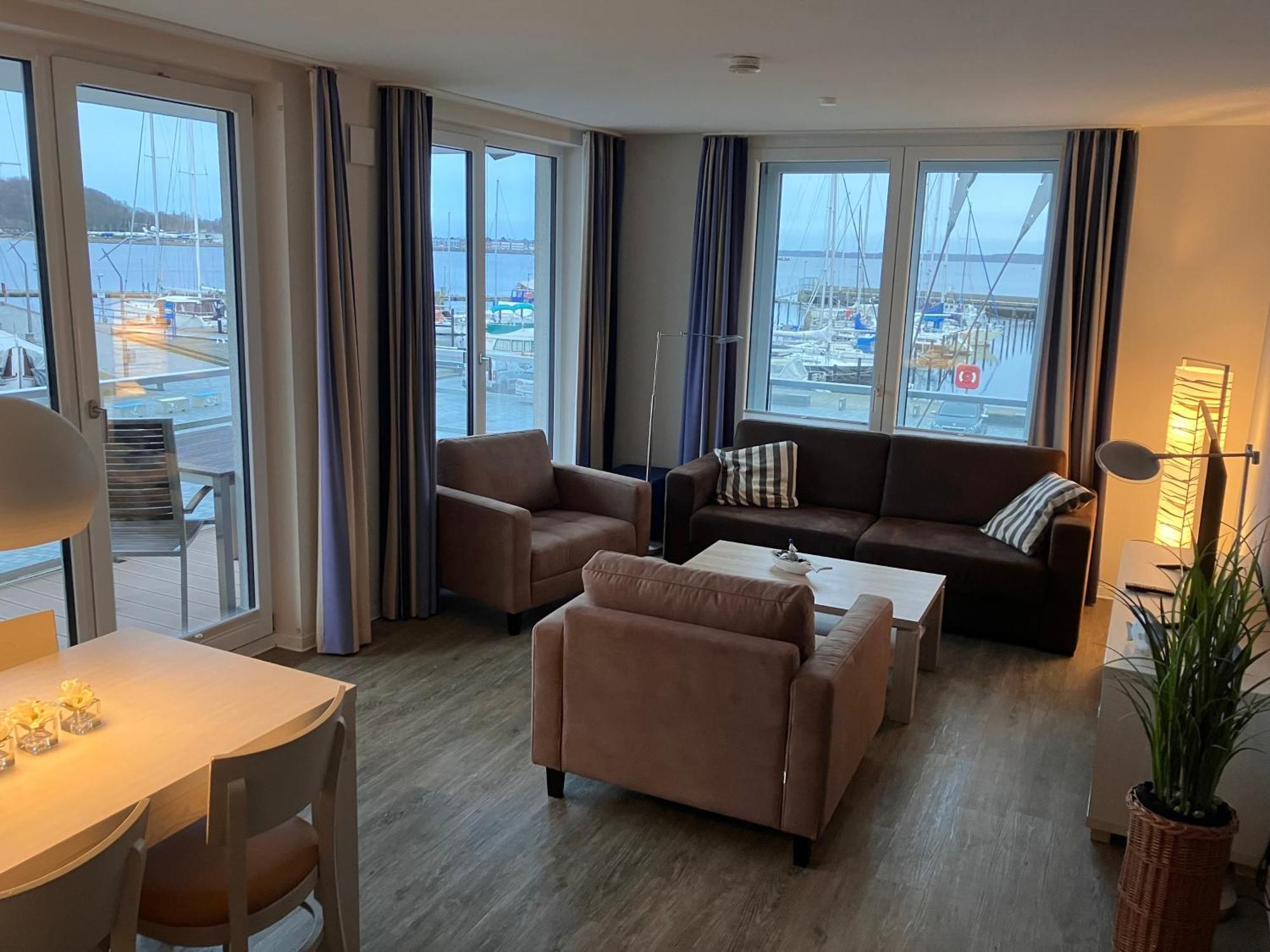 Apartment 10 - "Borbyblick" - Blickrichtung Hafen Und Offene See Eckernförde Exteriér fotografie